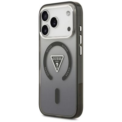 2. Etui Guess IML Gradient Triangle Logo MagSafe na iPhone 17 Pro - czarne