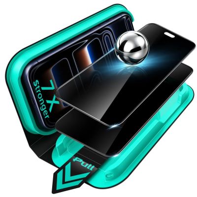 2. Szkło hartowane ESR UltraFit Armorite Privacy 2-Pack prywatyzujące na iPhone 18 Pro