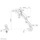 9. Neomounts DS70PLUS-450BL1 uchwyt / stojak do monitorów 124,5 cm (49") Biurko Czarny