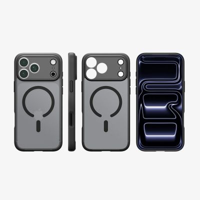 19. Etui Spigen Ultra Hybrid MagSafe na iPhone 18 Pro / 17 Pro - frost black