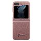 2. Etui Guess Glitter Script na Samsung Galaxy Z Flip 5 - różowe