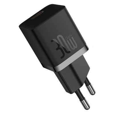 2. Ładowarka sieciowa Baseus GaN5 30W z kablem 100W USB-C do USB-C - czarna