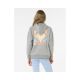 4. Bluza RIP CURL Island Bliss Hood - Girl szary