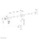5. Neomounts FPMA-D550D3BLACK uchwyt / stojak do monitorów 68,6 cm (27") Biurko Czarny