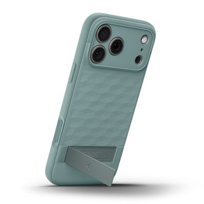 13. Etui Spigen Parallax "S" MagSafe na iPhone 17 Pro Max - zielone