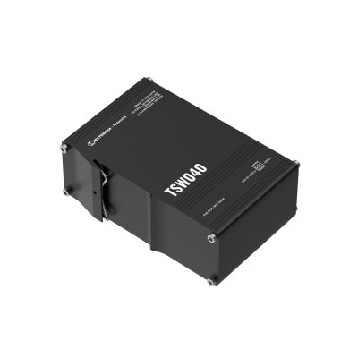 3. Teltonika NETWORKS TSW040 8-Port PoE+ Switch Nie zarządzany Fast Ethernet (10/100) Obsługa PoE Czarny