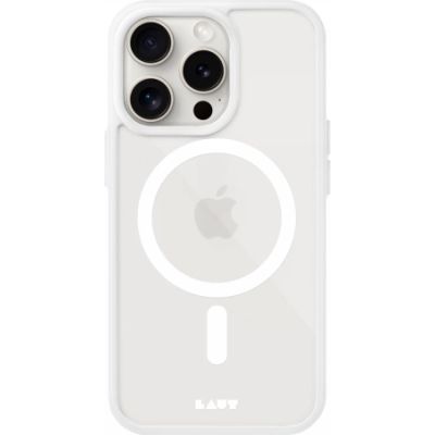 Etui LAUT Huex Protect z MagSafe do iPhone 15 Pro Max - białe