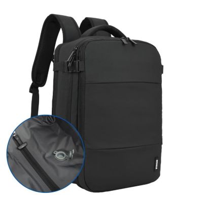 2. Plecak Podróżny Kabinowy z pompką NOVEEN CTB500 Black 40x20x25