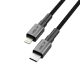 3. Kabel Tech-Protect UltraBoost DNA USB-C / Lightning PD27W/3A 100 cm - szary