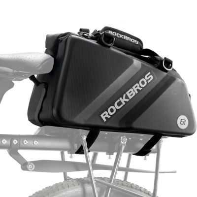 5. Torba Rockbros 30140090001 rowerowa na bagażnik 11,6l - czarna