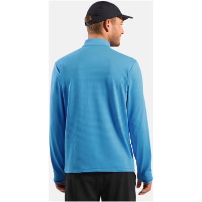 6. Bluza z półgolfem męska Odlo Mid layer 1/2 zip ESSENTIAL THERMAL niebieska