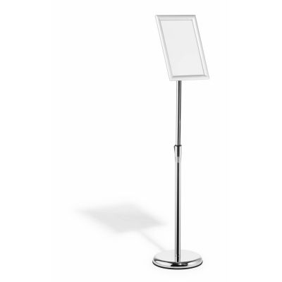 Durable 479823 Uchwyt na znak i stojak informacyjny A4 Aluminium, Plastik, Stal Srebrny