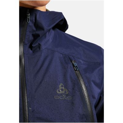 4. Kurtka przeciwdeszczowa damska Odlo X-ALP WATERPROOF PRO Jacket granatowa