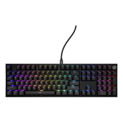 12. Klawiatura GENESIS THOR 404 Uniwersalne USB QWERTY Angielski Czarny