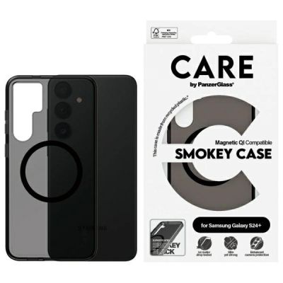 Etui CARE by PanzerGlass Flagship QI Case na Samsung Galaxy S24+ - czarne