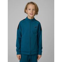 Bluza sportowa regular bez kaptura chłopięca 4F 4FJRSS26TFSWM0991-46S