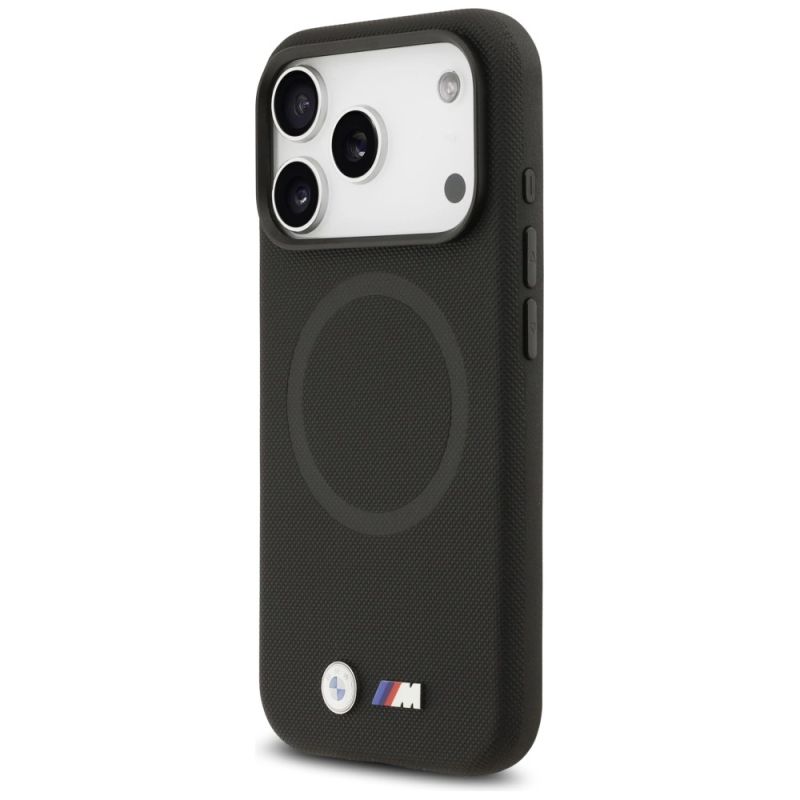 2. Etui BMW M FW Metal Logo MagSafe na iPhone 17 Pro - czarne