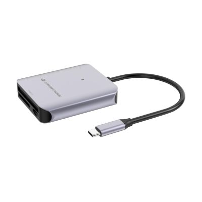 6. Conceptronic BIAN09G czytnik kart USB 3.2 Gen 2 Type-C Szary