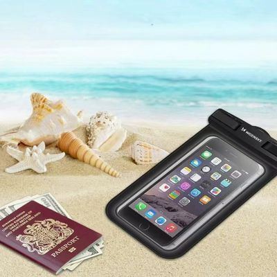 5. Etui Wozinsky WWE-01 wodoodporne z opaską do telefonu armband PVC - czarne