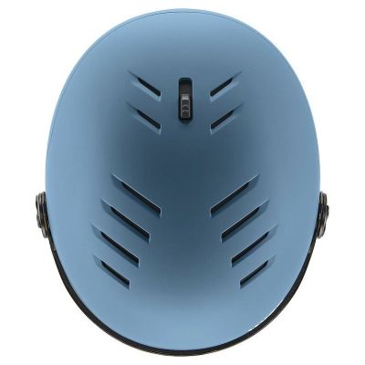 2. Uvex Skihelm wanted visor Kolor kamienia, Niebieski