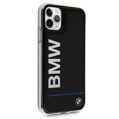 4. Etui BMW Signature Printed Logo na iPhone 11 Pro Max - czarne