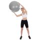 16. PIŁKA GIMNASTYCZNA DO ĆWICZEŃ FITNESS 55CM ANTIBURST SZARA