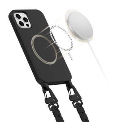 3. Etui Tech-Protect MagNecklace MagSafe na iPhone 12 / 12 Pro - czarne