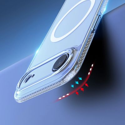 8. Etui Dux Ducis Clin Mag na iPhone 17 Air kompatybilne z MagSafe - przezroczyste