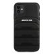 3. Etui AMG Leather Debossed Lines na iPhone 11 / Xr - czarne