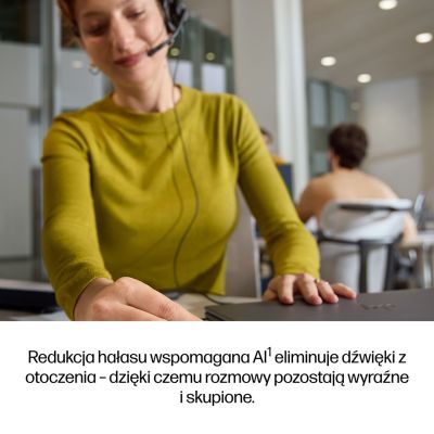104. Słuchawki przewodowe HP Poly Mission 415 Monaural USB Wired Headset