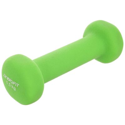 2. Hantla neoprenowa EB FIT 0,5 kg zielona 1029221