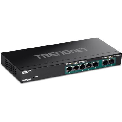 Przełącznik Trendnet TPE-TG327 - 24-portowy Niezarządzany, Gigabit Ethernet (10/100/1000), Power over Ethernet (PoE), Możliwość montażu na ścianie