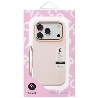 4. Etui UNIQ Coehl Serina Magnetic Charging na iPhone 18 Pro / 17 Pro - różowe