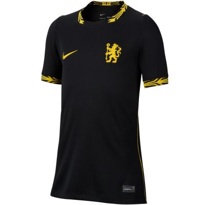 2. Koszulka dla dzieci Nike Chelsea F.C. Stadium 2026/27 czarna II1707 011