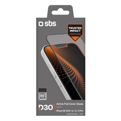 2. Szkło hartowane SBS Tempered Glass D3O z ramką do iPhone 16e