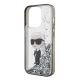 6. Etui Karl Lagerfeld Liquid Glitter Ikonik do iPhone 15 Pro - przezroczyste