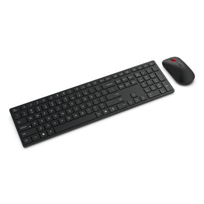 3. Lenovo 4X31S04814 klawiatura Dołączona myszka Biuro RF Wireless + Bluetooth Niemiecki Czarny
