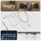 11. Etui Spigen Ultra Hybrid Mag z MagSafe na iPhone 14 Pro - przezroczysto-białe
