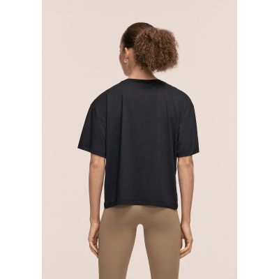 3. Koszulka damska CASALL Laser Mesh Tee kolor czarny
