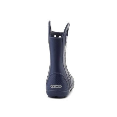 5. CROCS HANDLE IT RAIN BOOT KIDS NAVY 211052-410