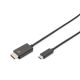 30. DIGITUS KABEL USB C/HDMI M/M 3.1 4K60HZ 5M CZARNY
