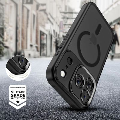 6. Etui Tech-Protect MagCam MagSafe na iPhone 17 Pro Max - czarny mat
