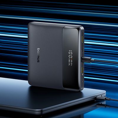 10. Powerbank Baseus Blade H1 20000mAh 100W z wyświetlaczem - czarny