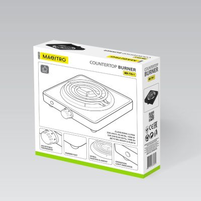 4. Kuchenka elektryczna jednopalnikowa 1000W MR-770-1 MAESTRO