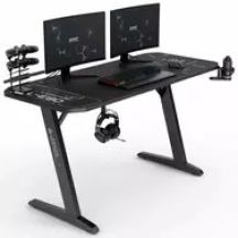 Biurko SENSE7 Nomad Cybernetic Czarne 140 cm x 60 cm 140x60 cm