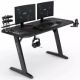Biurko SENSE7 Nomad Cybernetic Czarne 140 cm x 60 cm 140x60 cm