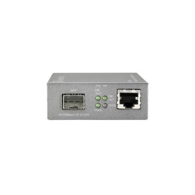3. LevelOne FVS-3800 konwerter sieciowy 100 Mbit/s Szary
