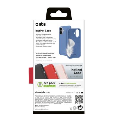 4. Etui SBS Instinct na iPhone 16 - niebieskie