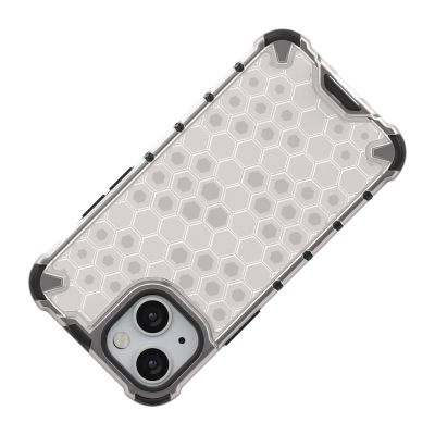 7. Honeycomb etui pancerny pokrowiec z żelową ramką iPhone 13 mini zielony