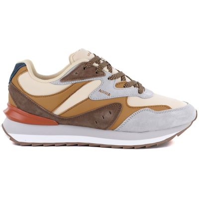 Skórzane półbuty sneakersy damskie brązowe McArthur MA253W